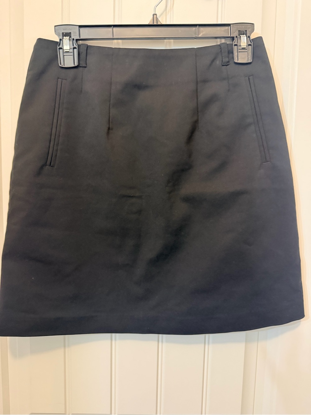 H&M Black Pencil Skirt with Welt Pockets